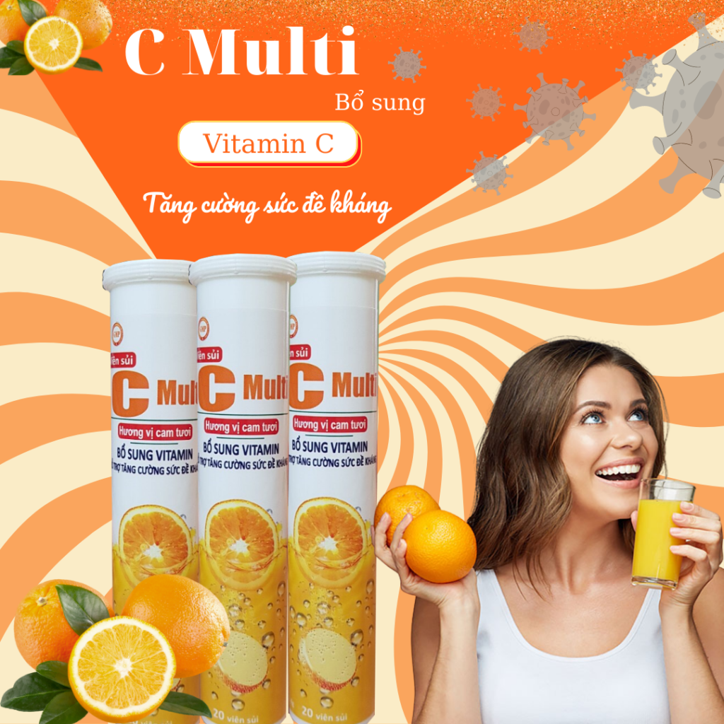 Bổ sung vitamin C hiệu quả